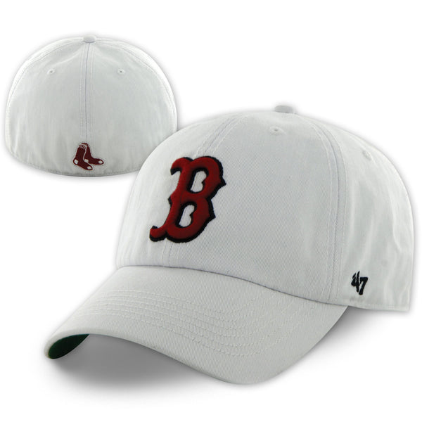 Boston Red Sox 47 Brand All White Clean Up Adjustable Hat