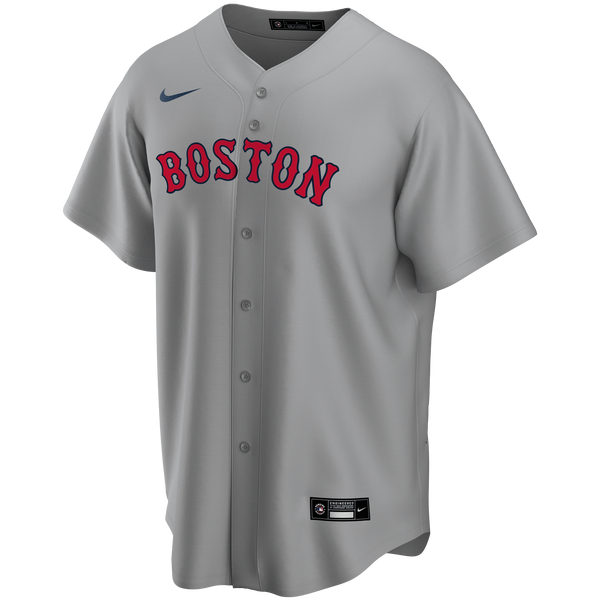Boston Red Sox Baseball Shirt Nike Gray Women Size XL Lady Jersey