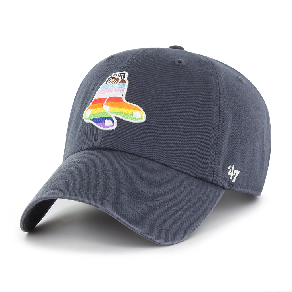 Atlanta Braves '47 MLB Pride Clean Up Cap - Navy