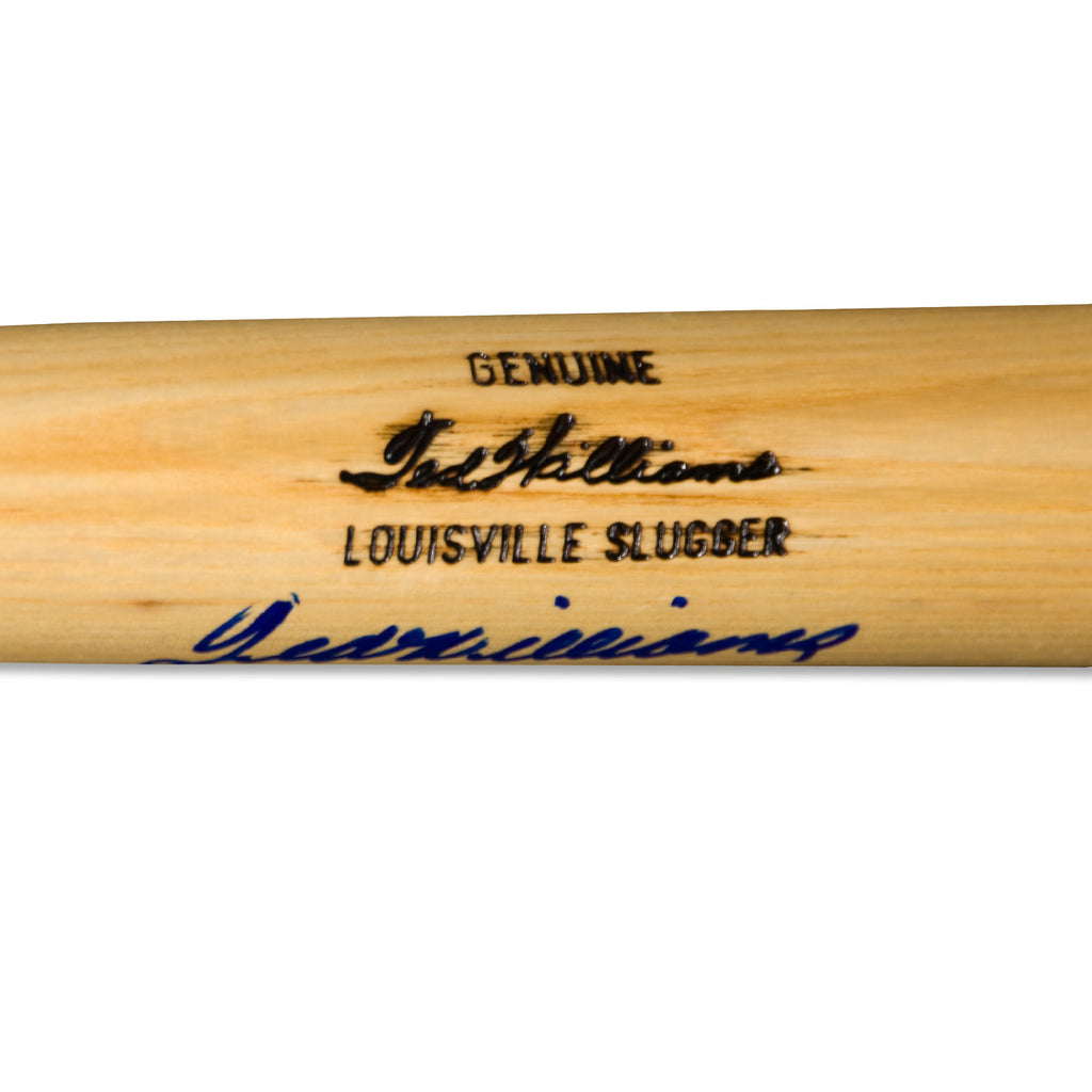 Ted Williams Autographed Louisville Slugger Blue Ink Baseball Bat - BAS LOA  at 's Sports Collectibles Store