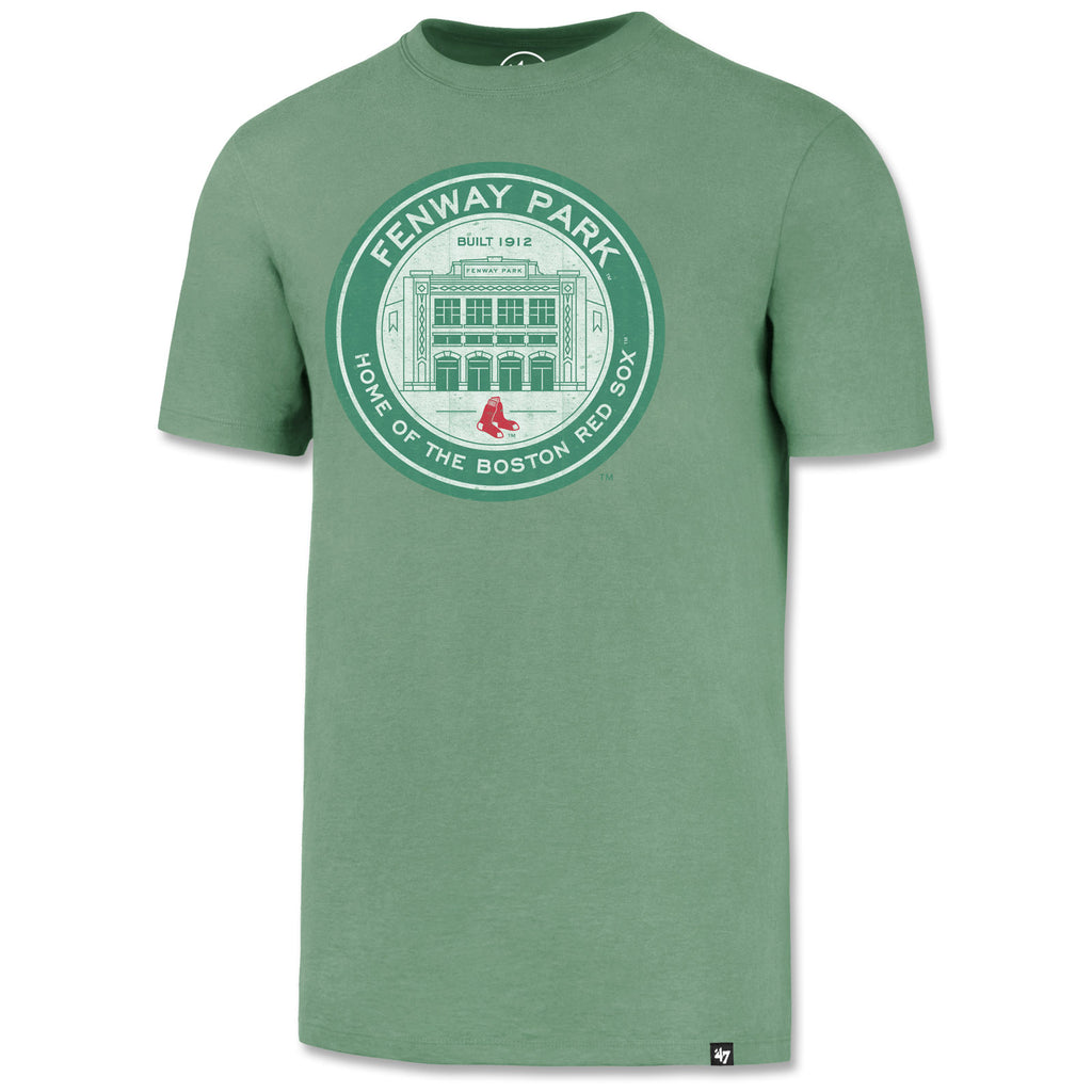 Garment Washed T-Shirt - Fenway Coin Logo - Green