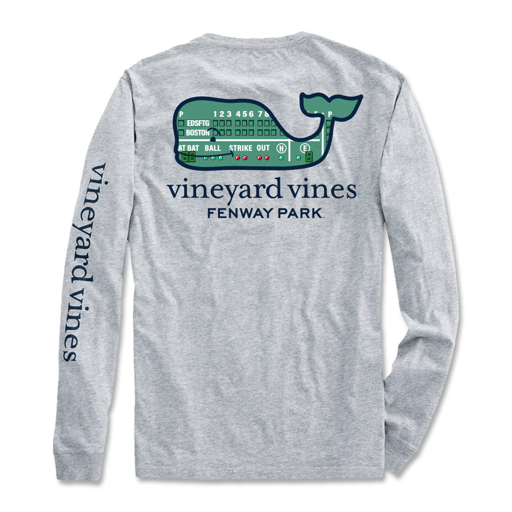 Green Monster Vineyard Vines Long Sleeve - Grey