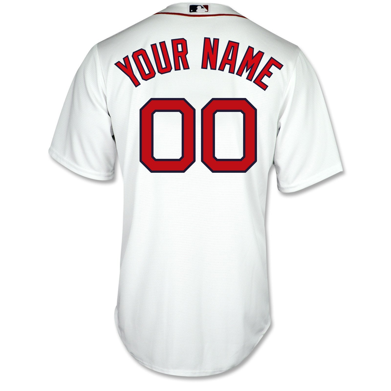 Custom Baseball Jersey Red White-Navy Authentic Men's Size:2XL